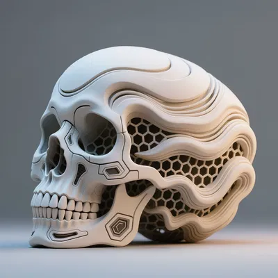 Mô Hình Đầu Lâu Hexa (Halloween)