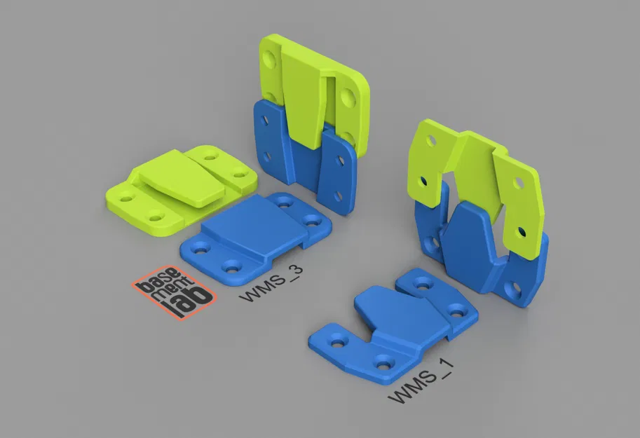 Hệ thống treo tường Khóa nhanh cho tấm và ốp - Wms_1 & Wms_3 - Image 1