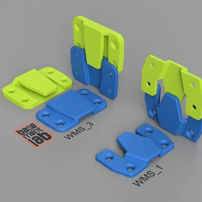 Hệ thống treo tường Khóa nhanh cho tấm và ốp - Wms_1 & Wms_3