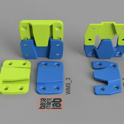 Hệ thống treo tường Khóa nhanh cho tấm và ốp - Wms_1 & Wms_3