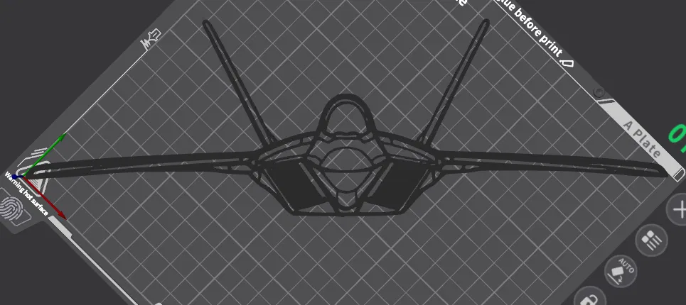 Nghệ Thuật Treo Tường F-22 Raptor Mặt Trước - Image 2