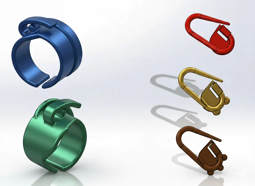 Dấu Mũi Đan / Vòng Móc Len - Image 2