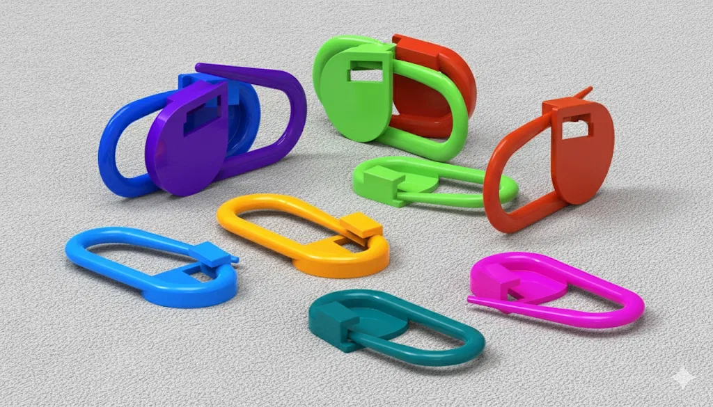 Dấu Mũi Đan / Vòng Móc Len - Image 4