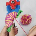 Bộ Dụng Cụ Làm PomPom (3 Kích Cỡ) + Tháp Tổ Chức - Thumbnail 2