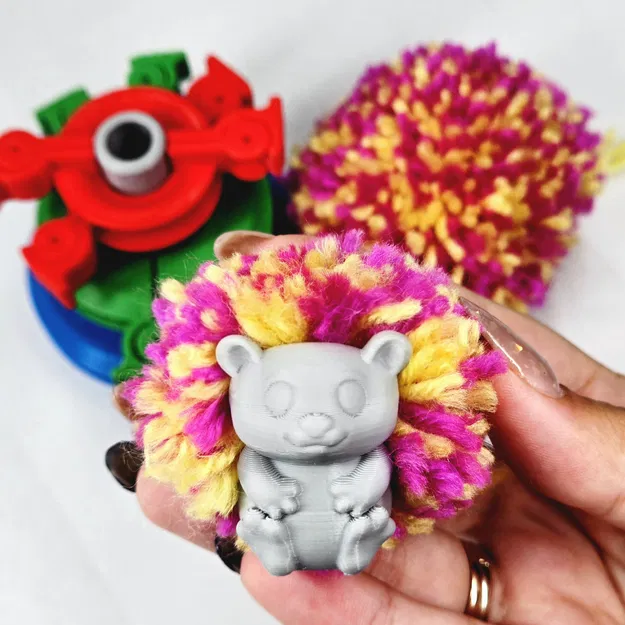 Bộ Dụng Cụ Làm PomPom (3 Kích Cỡ) + Tháp Tổ Chức - Image 5