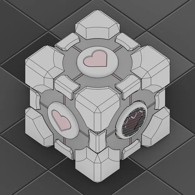 Vỏ NAS Companion Cube Portal - Image 1