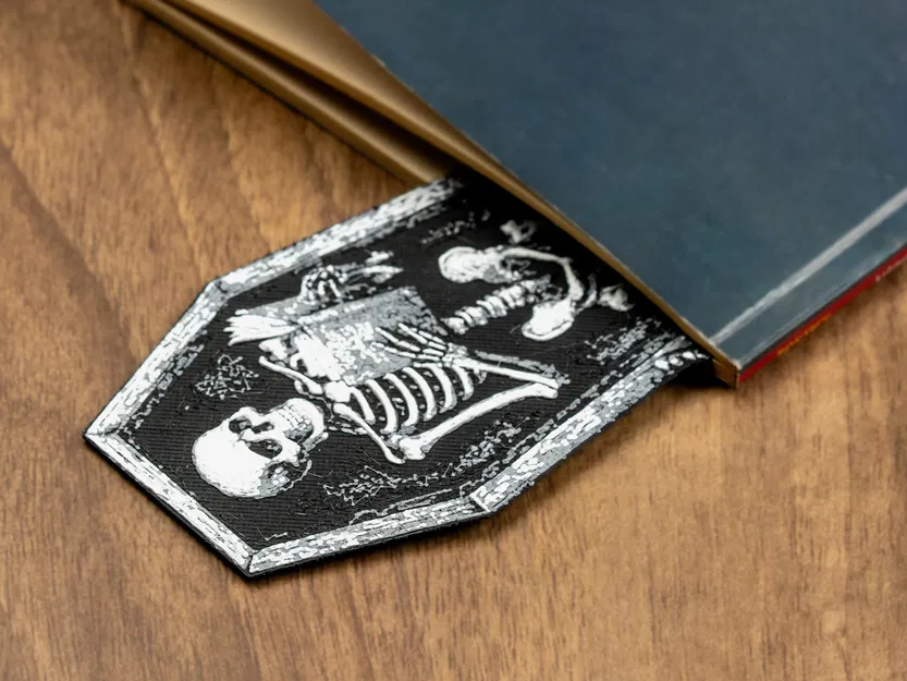 Kẹp Sách Hình Bộ Xương Trong Quan Tài - Image 2