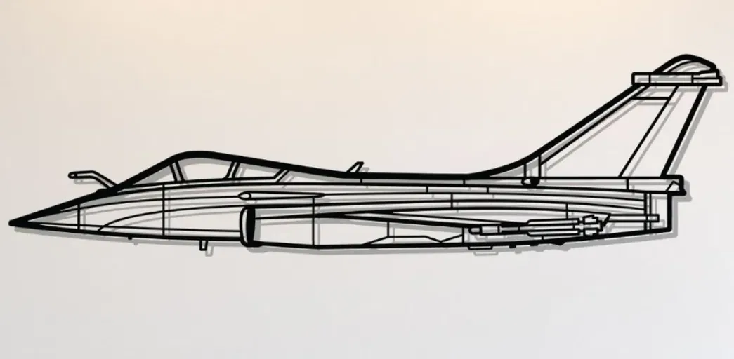 Mô hình Nghệ thuật Treo Tường Dassault Aviation Rafale C của Revell - Image 1