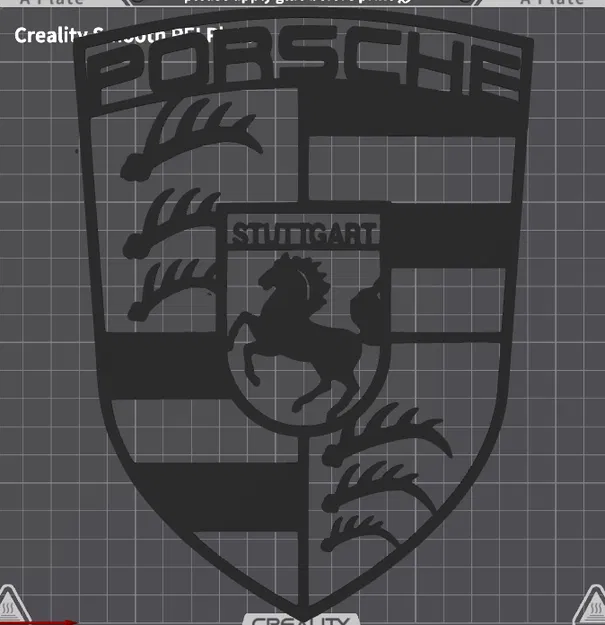 Nghệ Thuật Treo Tường Logo Porsche Stuttgart - Image 2