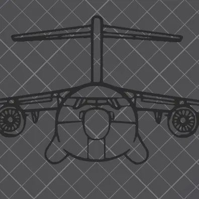 Mô Hình Nghệ Thuật Treo Tường C-17 Globemaster III