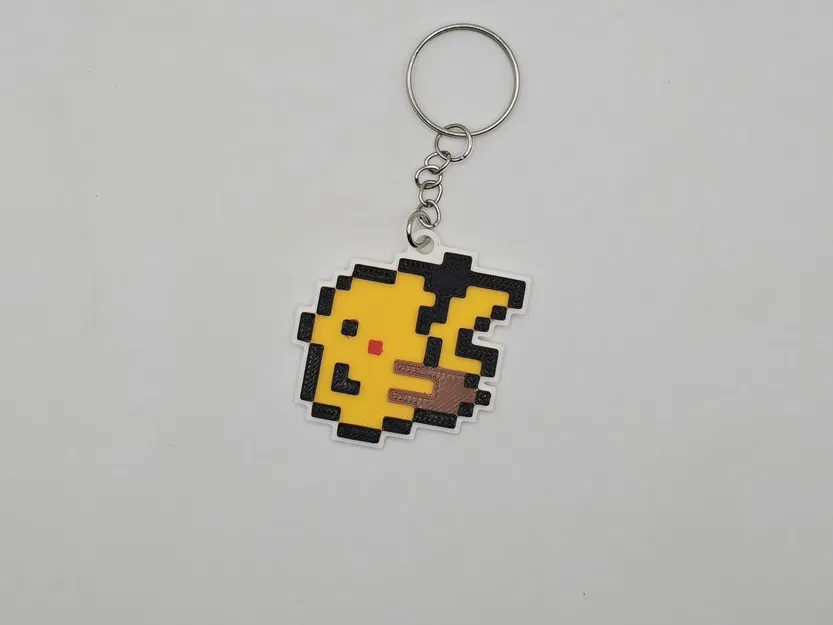 Móc Khóa Pikachu Pixel (Gameboy 2000) - Image 1