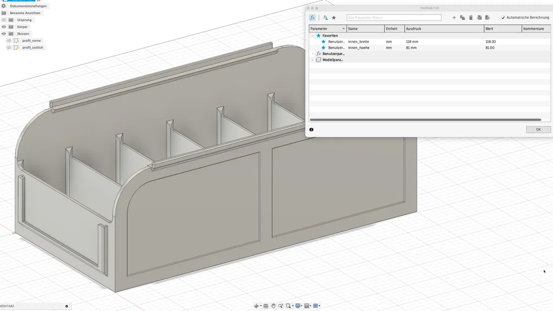 Hộp Đựng Túi Bột Làm Bánh Parametric V1 - Image 5