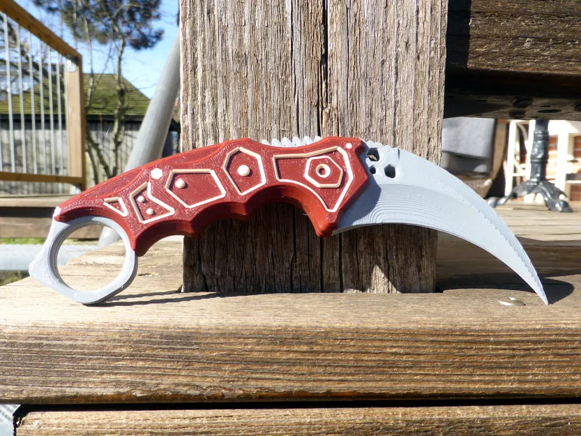Dao Karambit Aether - Mô Hình In 3D Phong Cách Tương Lai - Image 4