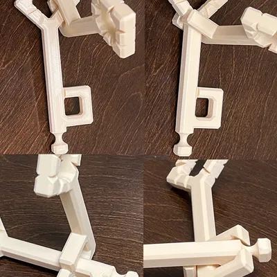 Mô Hình Giải Đố Chìa Khóa 2 Mảnh