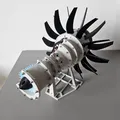 Mô hình động cơ Propfan in 3D (Ý tưởng động cơ phản lực) - Thumbnail 4