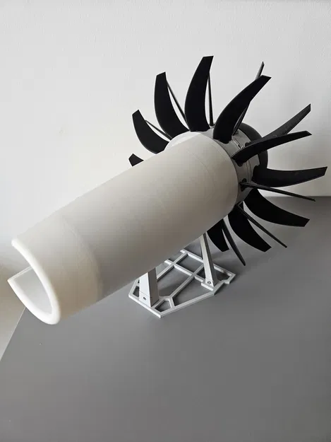 Mô hình động cơ Propfan in 3D (Ý tưởng động cơ phản lực) - Image 5