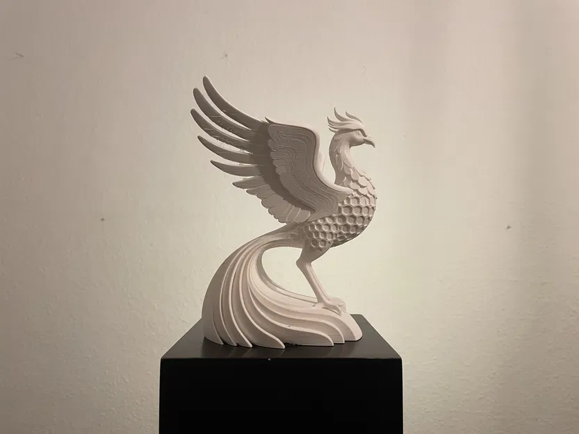 Tượng Phönix Hexa - Điêu khắc độc đáo - Image 4