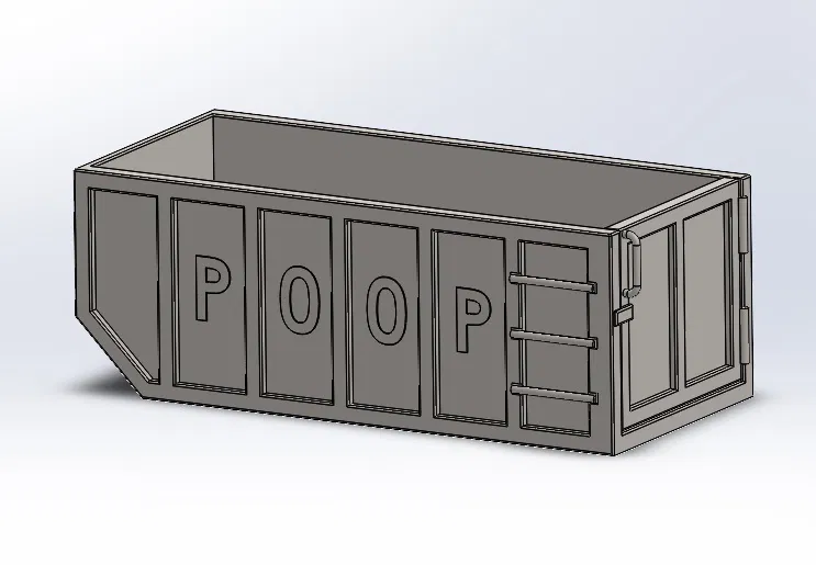 Thùng Rác "Poop Dumpster" - Image 1