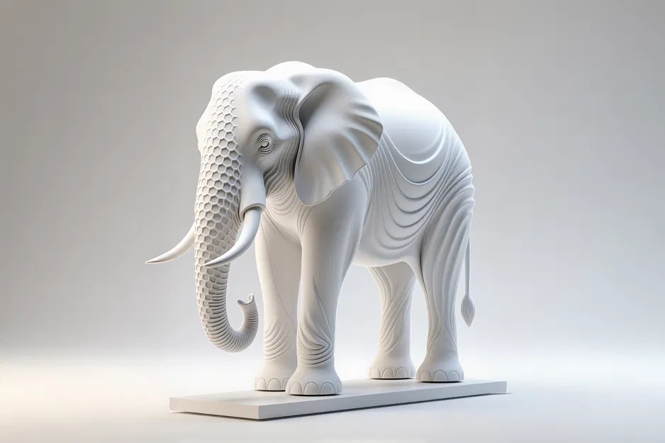 Elefant Hexa, Tượng điêu khắc - Image 1
