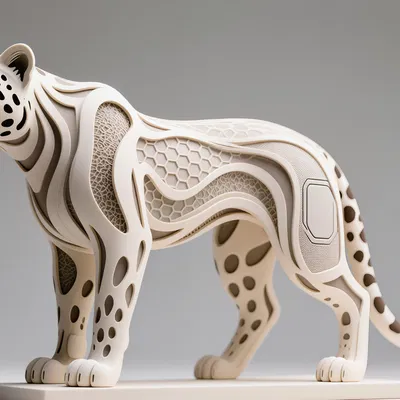Tượng Gepard Hexa Độc Đáo