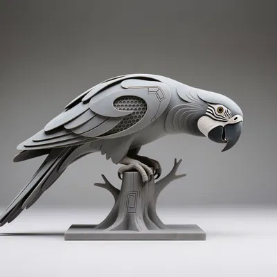 Tượng Vẹt Hexa Độc Đáo