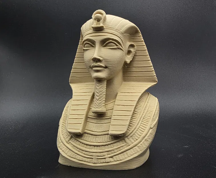 Tượng bán thân Vua Ai Cập cổ đại - Image 2