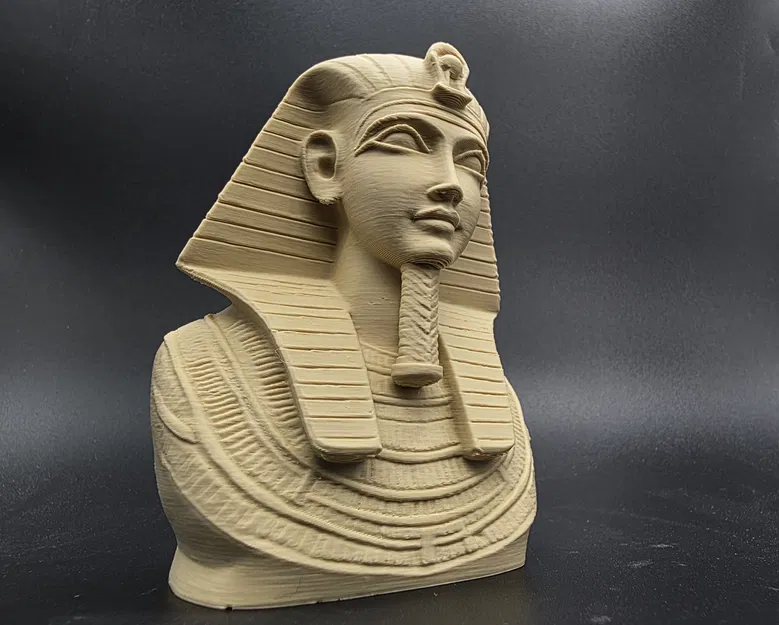 Tượng bán thân Vua Ai Cập cổ đại - Image 3