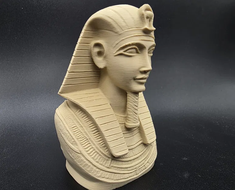 Tượng bán thân Vua Ai Cập cổ đại - Image 4