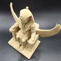 Tượng Pharaoh Ai Cập Ngồi với Đôi Cánh Osiris - Thumbnail 7