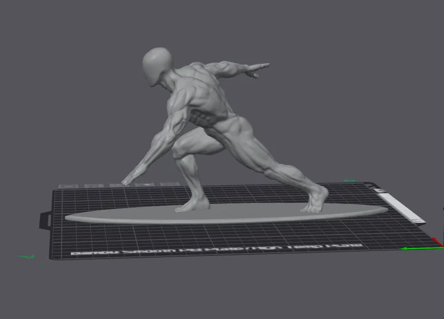 Chrome Surfer – Tượng Trang Trí Tương Lai - Image 2