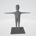 Mô Hình Người Đang T-pose - Thumbnail 3