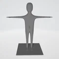 Mô Hình Người Đang T-pose - Thumbnail 4