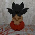 Mô hình trang trí bàn tiệc BattySkullPumpkin - Thumbnail 1