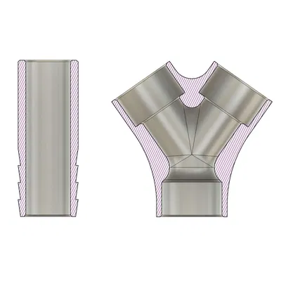 Khớp Nối Chia Chữ Y / Wye Cho Ống 1/2"