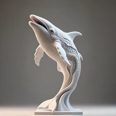 Tượng Cá Voi Lục Giác Blauwal