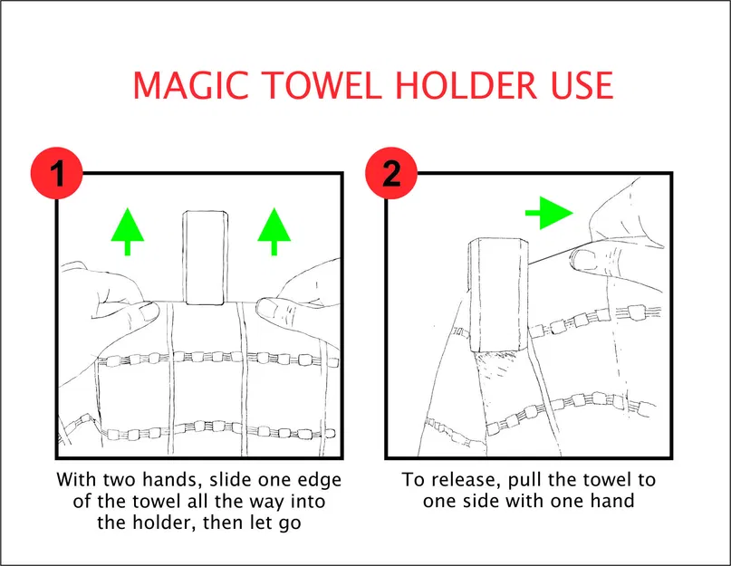 Giá đỡ khăn tắm "Thần kỳ" - Image 4