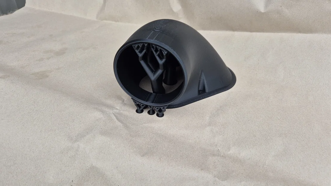 Ống thông hơi 45 độ Elegoo Centauri Carbon cho ống dẫn 100mm - Image 2