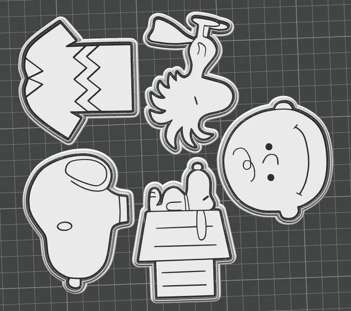 Khuôn Cắt Bánh & Dập Hình Snoopy - Image 3