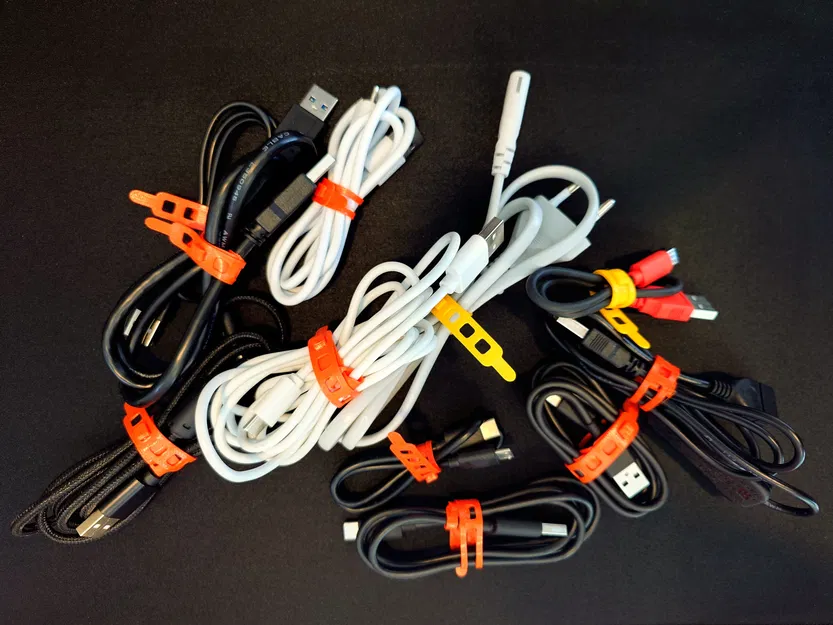 Dây rút cáp tái sử dụng bằng TPU. Dùng cho cáp USB, HDMI, DP, UTP, nguồn và hơn thế nữa - Image 7