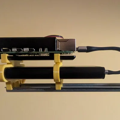 Vỏ Giáp Raspberry Pi kèm Ổ cứng Axagon – Giá đỡ Ray DIN