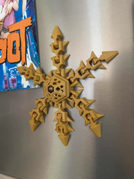 Mô hình nam châm tủ lạnh sticky bomb alien flexi in liền - Image 1