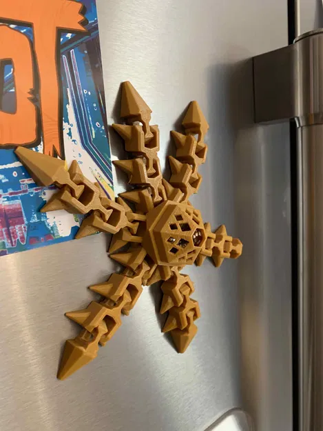 Mô hình nam châm tủ lạnh sticky bomb alien flexi in liền - Image 4