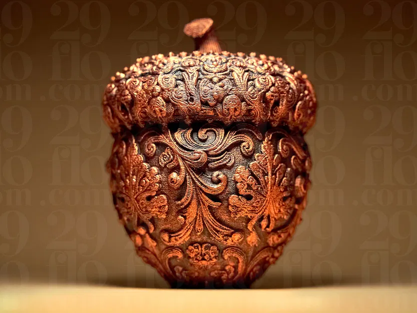 Hộp Đựng Hình Quả Sồi Thiết Kế - Image 1