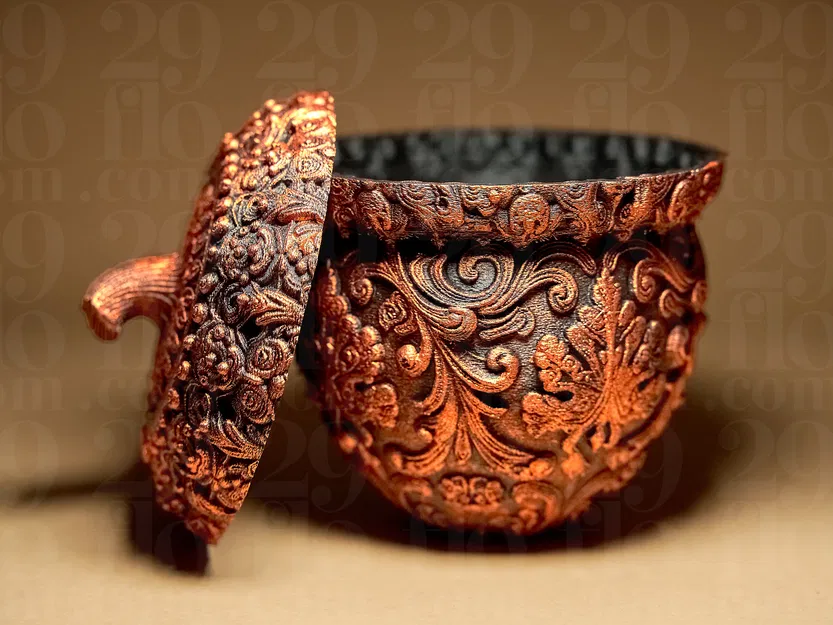 Hộp Đựng Hình Quả Sồi Thiết Kế - Image 2