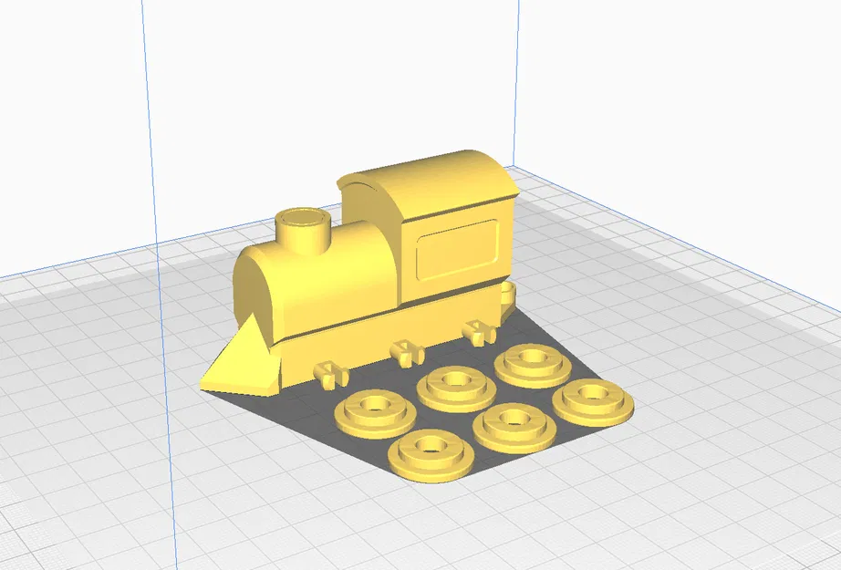 Mô hình đầu máy xe lửa Lokomotive - Image 1