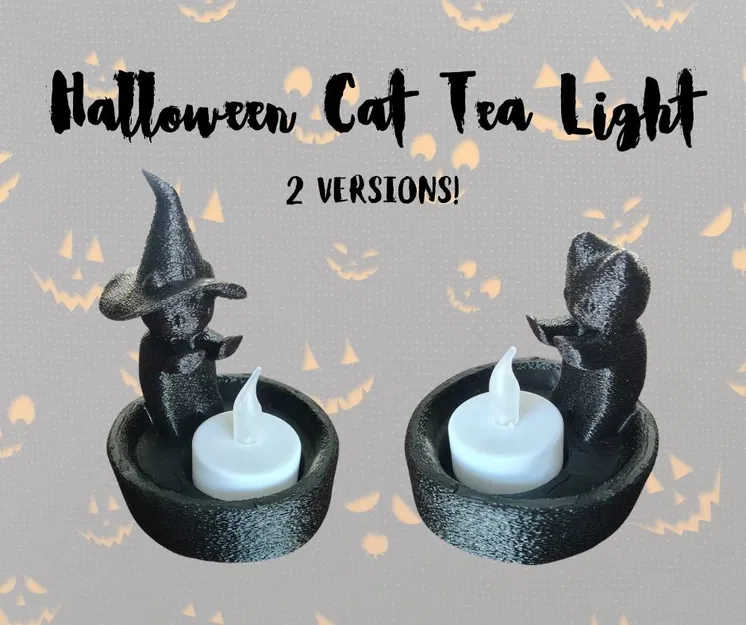 Chân Nến Mèo Halloween Dễ Thương - Image 1