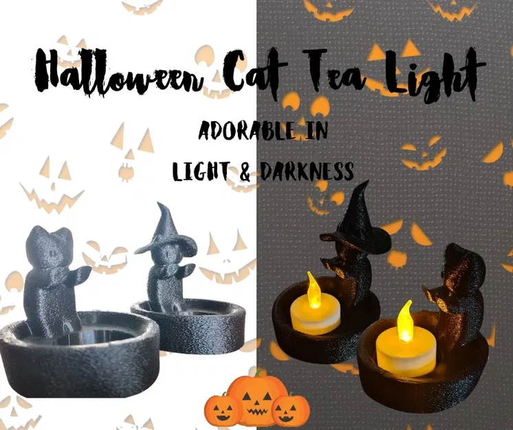 Chân Nến Mèo Halloween Dễ Thương - Image 3