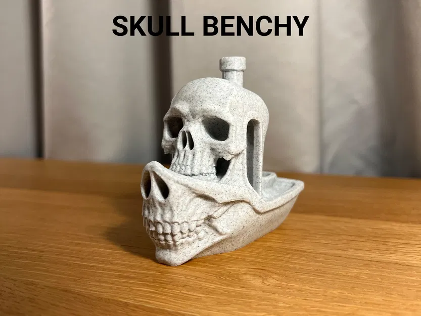Mô hình Thuyền Đầu Lâu Benchy - Skull Benchy - Image 1
