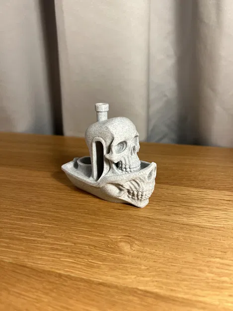 Mô hình Thuyền Đầu Lâu Benchy - Skull Benchy - Image 4