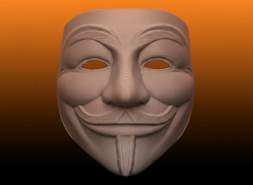 Mặt nạ Anonymous - Mặt nạ Vendetta (Đeo được) - Image 1